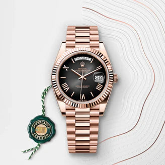 Obsidian Elite – Roman Rose-Gold Chrono