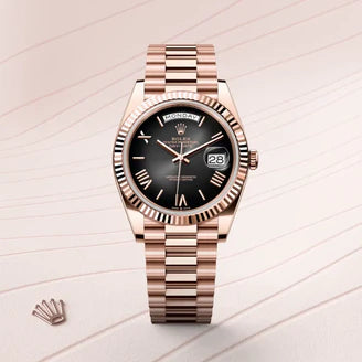 Obsidian Elite – Roman Rose-Gold Chrono
