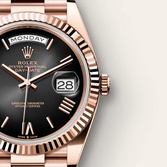 Obsidian Elite – Roman Rose-Gold Chrono