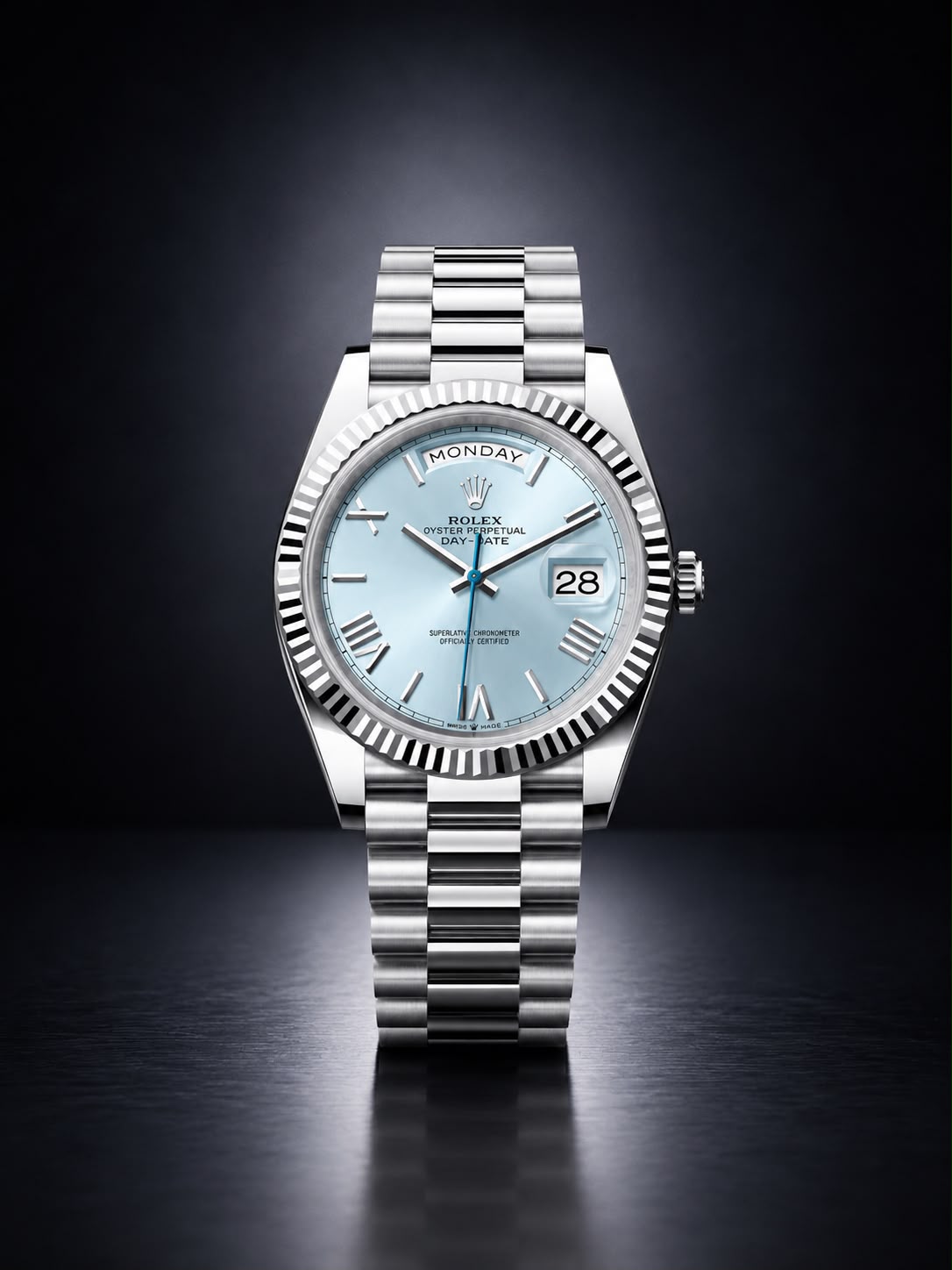 Ice Frost "Executive" – Arctic Blue & Roman Silver