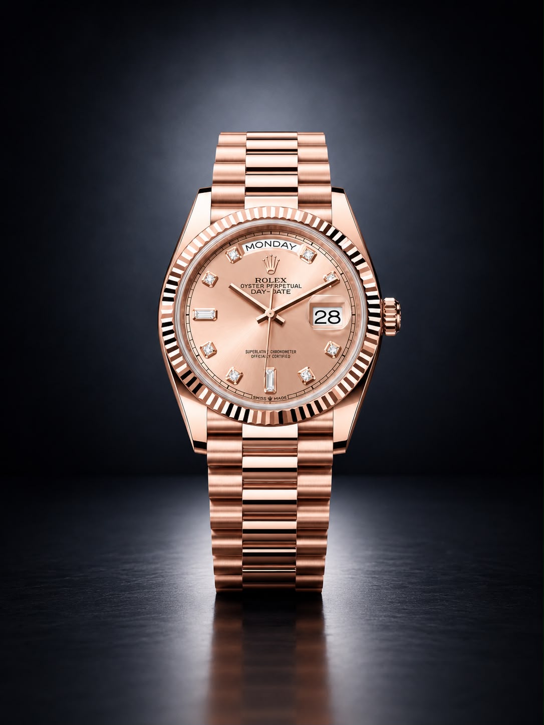Luxora Rose-Gold "Glow" Edition – Champagne Dial