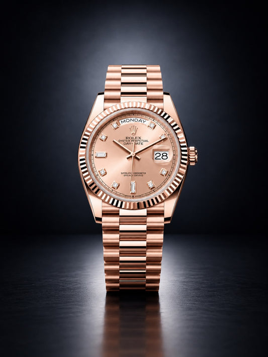 Luxora Rose-Gold "Glow" Edition – Champagne Dial