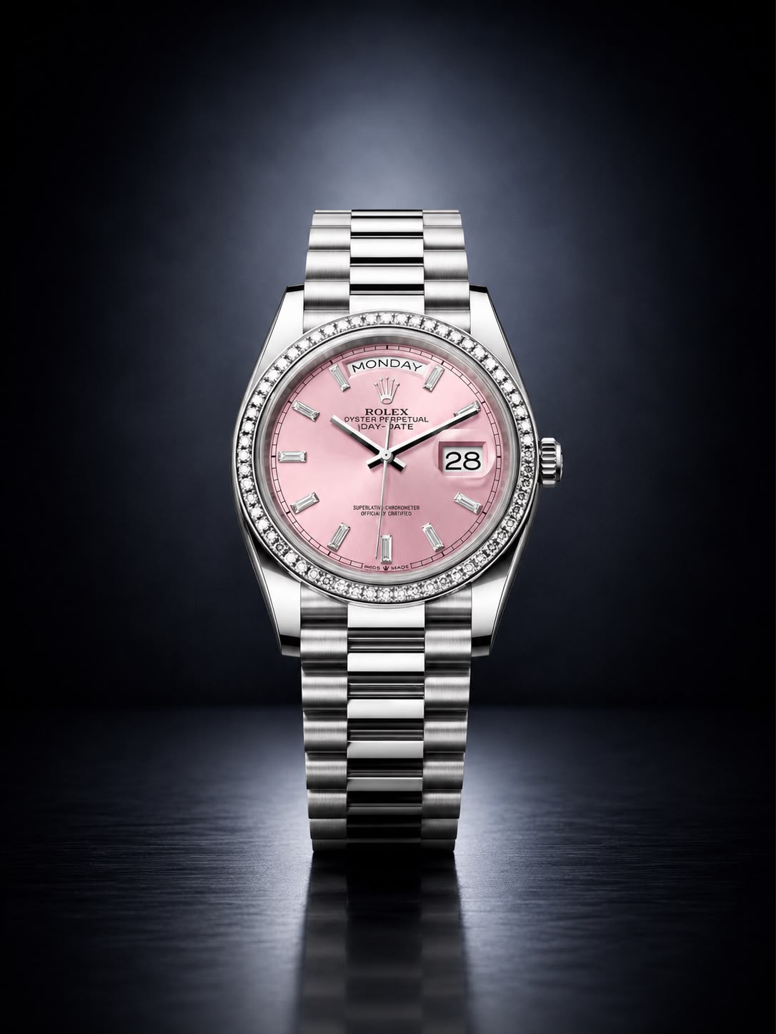Silver Frost "Majestic" Edition – Blush Pink Dial