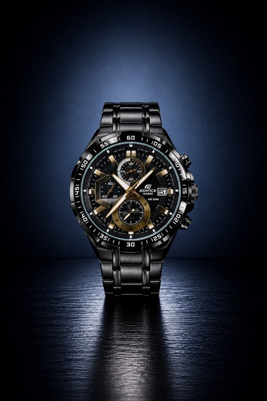 Stealth "Titan" Series – Matte Black Chronograph Sport Watch