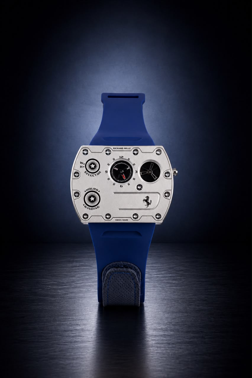 Velocity "Speedster" Edition – Titanium Tonneau Chronograph in Red